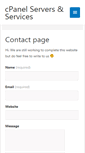 Mobile Screenshot of cpanelcontrolpanel.com