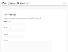 Tablet Screenshot of cpanelcontrolpanel.com